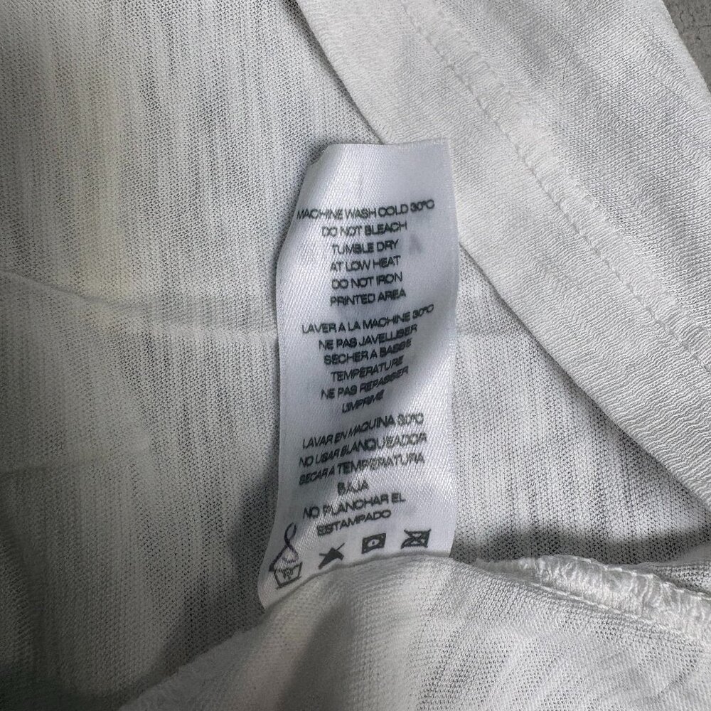 Sundry Multicolor Hearts & Stars Vintage Crewneck Short Sleeve Tee White 1/Small - Picture 8 of 8